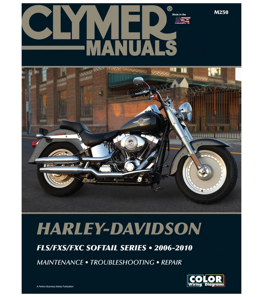 Manual de reparación/servicio Clymer '06-10 Harley FLS/FXS/FXC Softail (M250) Foto 1 de 1