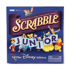 Hasbro Boardgame Scrabble Junior - Disney Ed Box VG+/EX - Picture 1 of 2