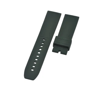 Diver Pro 22X20 mm Green Rubber Watch Strap For Breitling - Picture 1 of 5