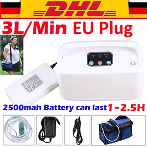 3L Tragbare Oxygen Konzentrator Sauerstoffkonzentrator Sauerstoffgerät EU 230V - Bild 1 von 16