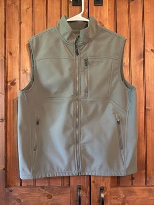 Red Head Gray Softshell Fleece Lined Men’s Vest Size M Medium Outdoor Hunting  - Image 1 of 4