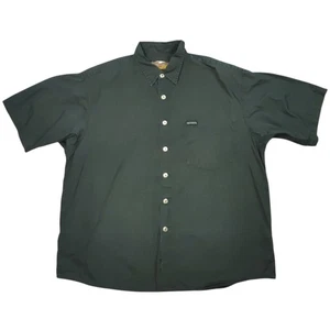 Camicia Harley Davidson XXL vecchia scuola grigia con bottoni manica corta (LEGGI) - Foto 1 di 12