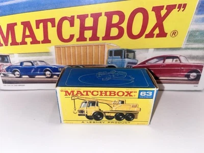 Vintage Boxed Matchbox Dodge Crane Truck No. 63 Excellent Condition! - Image 1 of 4