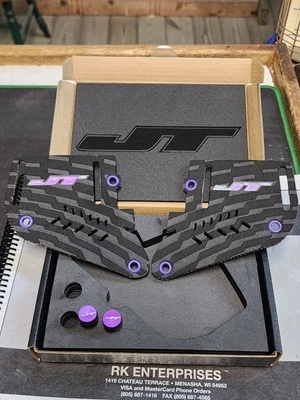 NUEVAS OREJAS JT Proflex con tornillos para pulgar - púrpura limitado  Foto 1 de 4