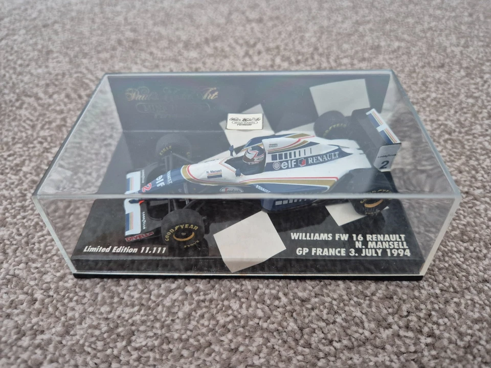 1 43 MINICHAMPS Williams FW 16 RENAULT N Mansell GP France Juli 1994