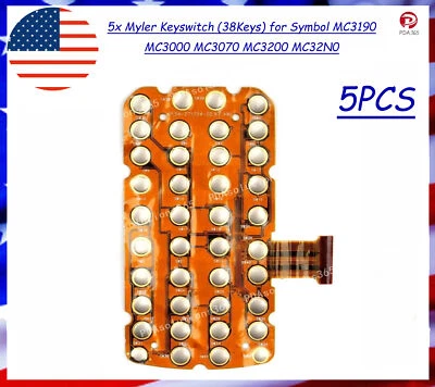 5x Myler Keyswitch (38Keys) for Symbol MC3190 MC3000 MC3070 MC3200 MC32N0 - Image 1 of 4