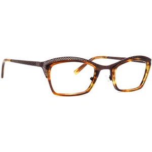 Jean Lafont Eyeglasses Variation 067 Brown Havana Butterfly France 49[]23 133 - Picture 1 of 6