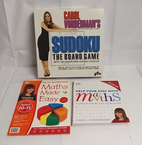 Carol Vorderman Sudoku Board Game, Help Kids your with Maths, Maths Made Easy - Imagen 1 de 4