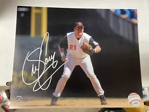 Sean Casey Cincinnati Reds Signed 8x10 Photo Proof Autograph - Picture 1 of 2