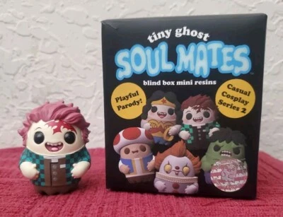Tiny Ghost Soul Mates 2 英寸迷你树脂 - BOOJIRO(恶魔杀手 Tanjiro),SDCC 2024 — 第 1/3 张图片