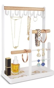 Jewelry Organizer Stand Jewelry Display Holder 4-Tier Jewelry Tower with berfy - Picture 1 of 5