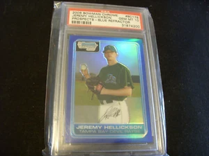 2006 Bowman Chrome Jeremy Hellickson Blue Refractor PSA 10 - Picture 1 of 1