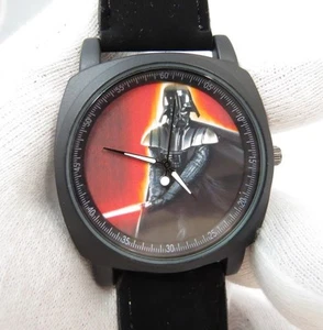 STAR WARS, "Darth Vader Engaged" Military Dial, Black Suede Band MEN'S WATCH,107 - Picture 1 of 7