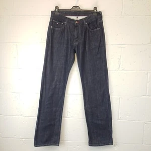 Pantalones de mezclilla Tommy Hilfiger Brooklyn W32 L35 regulares rectos vintage tiro bajo para hombre - Imagen 1 de 14