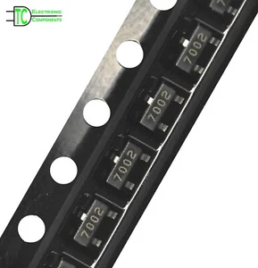 2N7002 SOT23 7002 Power MOSFET N Channel 60V 300mA 2 Ohm Surface Mount SMT - Picture 1 of 11