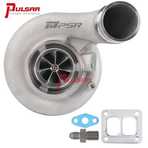 Pulsar 366D Billet DBB T4 Divided .91A/R with 90° Elbow Outlet 76/67.5mm Turbine - Picture 1 of 6