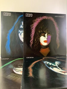 Kiss Lot Solos (Paul Stanley, Gene Simmons, Ace & Peter) Brazil 1979 Excellent! - Picture 1 of 23