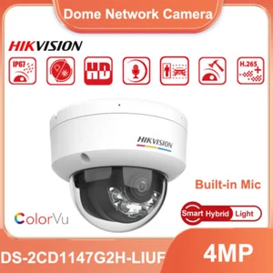 Hikvision DS-2CD1147G2H-LIUF 4MP Luz Inteligente ColorVu PoE Cámara IP Micrófono Incorporado - Imagen 1 de 4