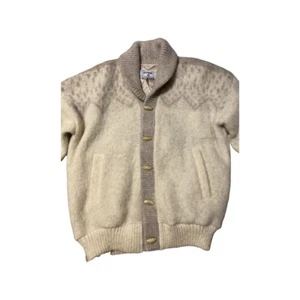 Damen Nanook Wollpullover mit durchgehender Knopfleiste vorne LARGE - Bild 1 von 3