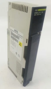 MÓDULO AEG MODICON 140 CRA 211, 10 MB+ DROP AC PS 1CH, 115V/0.2A 50/60HZ, USADO - Imagen 1 de 10