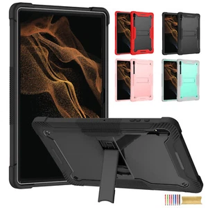 Funda resistente con soporte resistente para Samsung Galaxy Tab S10 FE+/S9/S8Ultra/S7/A9/A8 - Imagen 1 de 41