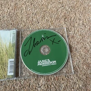 SELTENE SIGNIERTE CD-EINLAGE "WUNDERBARE WELT" VON JAMES MORRISON - Bild 1 von 3