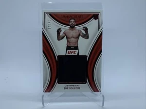 2023 UFC IMMACULATE JOE SOLECKI RED RELIC /25 ROOKIE CARD! - Picture 1 of 2