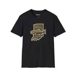Pegasus Indiana Brown Trout T-Shirt - Picture 1 of 19