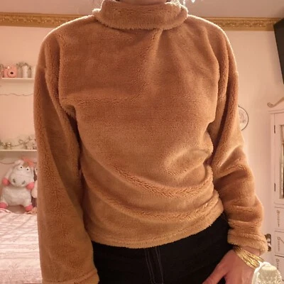 Suéter TopShop Teddy cuello alto talla 2 Foto 1 de 4