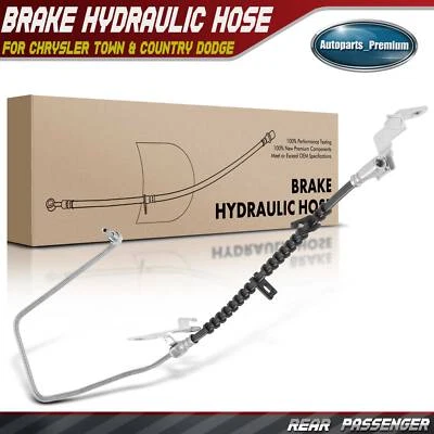 Rear Right Brake Hydraulic Hose for Chrysler Town & Country 03-07 Voyager Dodge - Image 1 of 4