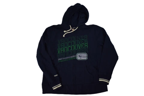 Mitchell & Ness Mens NHL Vancouver Canucks Distressed Hoodie NWT L Cover