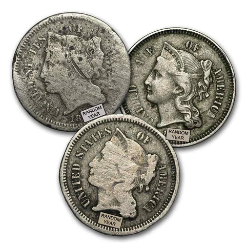 1865-1889 3 Cent Nickels Culls - SKU#16002 Cover