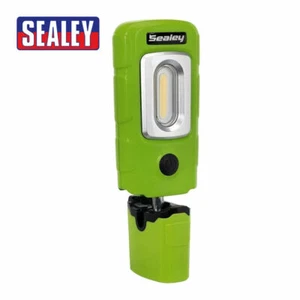 Sealey LED3601G VERDE Lampada di ispezione ricaricabile 360° 2W pannocchia 1W LED - Foto 1 di 6
