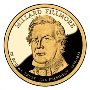 2010 S Millard Fillmore Presidential Proof Dollar - Bild 1 von 7