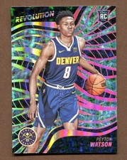 Peyton Watson 2022-23 Revolution Rookies Asia Holo Gold 01/10 #135 First Number