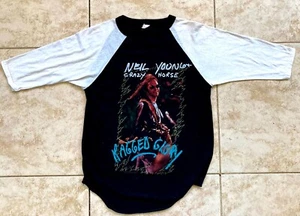 Vintage 1991 Neil Young & Crazy Horse Ragged Glory T-Shirt, Size L Grt Condition - Picture 1 of 6