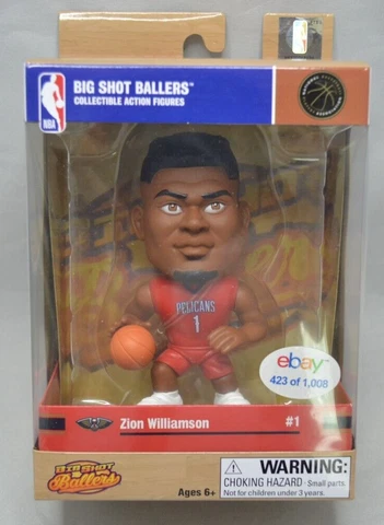 Zion Williamson BIG SHOT BALLERS ACTION FIGURE EBAY EXCLUSIVE LIMITED TO 1,008 Cover