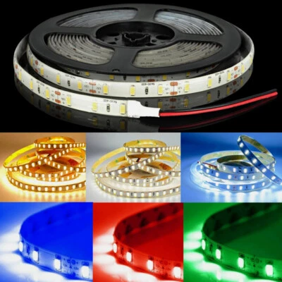 16FT 12V 300 LEDs 5630 Super Bright LED Strip Lights Flexible Cuttable Tape Lamp - Image 1 of 4