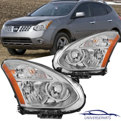 Pair Headlights Assembly For 2008-2013 Nissan Rogue 2014-2015 Rogue Select Foto 1 de 4