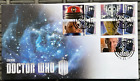 26.3.2013 Classic TV 50 Years of Dr Who FDC Dalek, Sontaran, Silurian, Cyberman