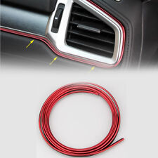 Universal 5M Red Car Styling Moulding Decorative Filler Strip Interior Exterior