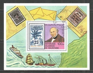 Mauritania 1979 year , used block - stamps on stamps - Picture 1 of 1