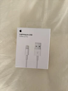 Apple MD819ZM/A 2m Lightning USB Cable - Photo 1 sur 2