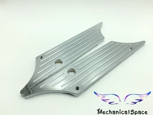 Chrome Billet Hard Saddlebag Bags Latch Cover Face For Harley Touring 1993-2013 - Picture 1 of 10