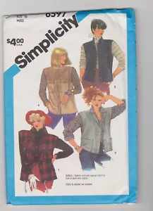 SIMPLICITY Schnittmuster 6597 WESTEN Vintage Gr. 10 ungeschnitten unbenutzt - Bild 1 von 2