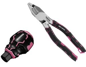 ENGINEER PZ-75P Crimper & DZ-90P Stubby Driver Set – Black Pink Series - Picture 1 of 5
