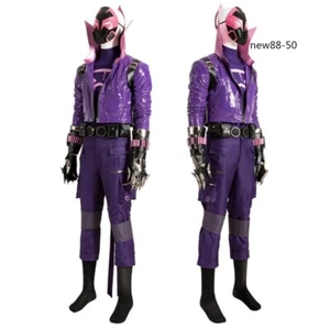 Across The Spider Verse The Prowler Miles Cosplay  Purple Spider Outfit Men Suit - Picture 1 of 24