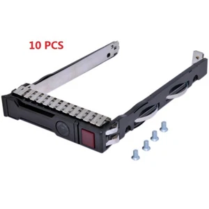 10 x 2,5 SFF SAS SATA HDD SSD drive carrier tablet per HP ProLiant G8 G9 ML350 - Foto 1 di 8