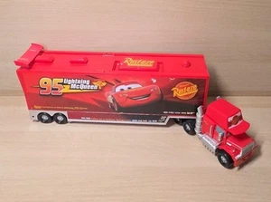 Disney Cars Giant 60cm Lightning Mcqueen Mack Truck Storage Car Transporter - Picture 1 of 13