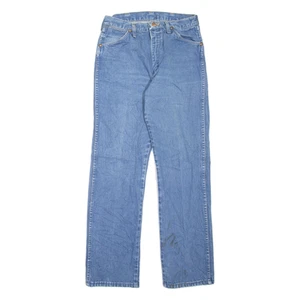 WRANGLER Mens Jeans Blue Regular Straight W28 L30 - Picture 1 of 6